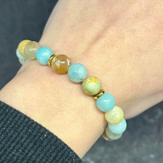 Bracelet amazonite calcite