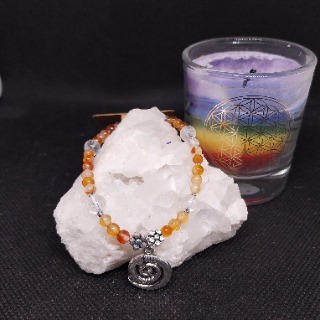 Bracelet chakra sacré 16cm